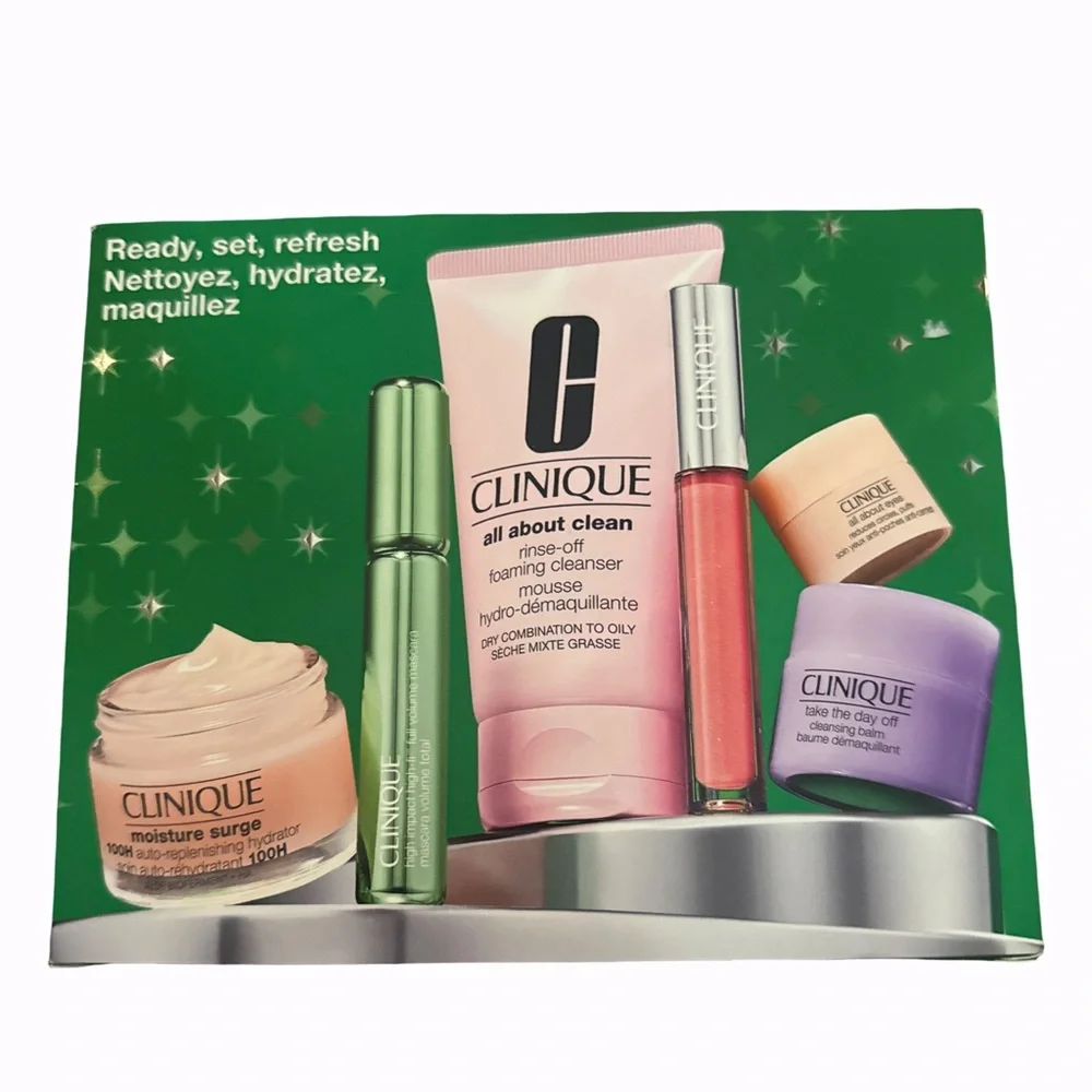 Clinique Makeup Set 6 Piece Set New in Box Retail $149